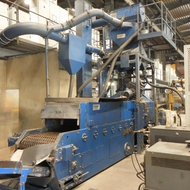 Drahtgurt-Strahlanlage Drahtgurt-Strahlanlage