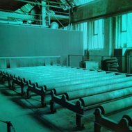 Rollgang-Strahlanlage Rollgang-Strahlanlage