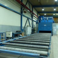 Rollbahn-Strahlanlage Rollbahn-Strahlanlage